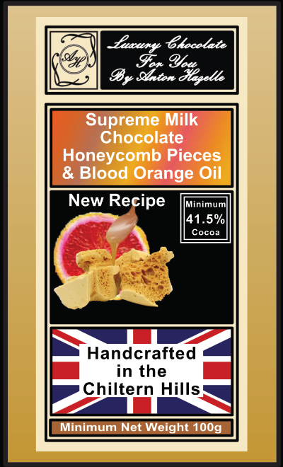 41.5% Supreme Milk Chocolate with Orange Peel & Blood Orange Oil