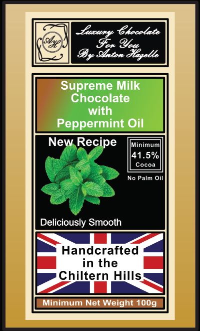 41.5% Supreme Milk Chocolate with Peppermint Oil