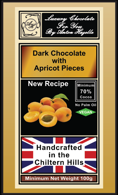 70% Dark Chocolate with Apricot Pieces