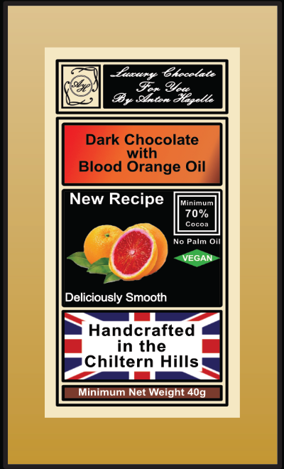 Mini Bar 70% Dark Chocolate with Blood Orange Oil